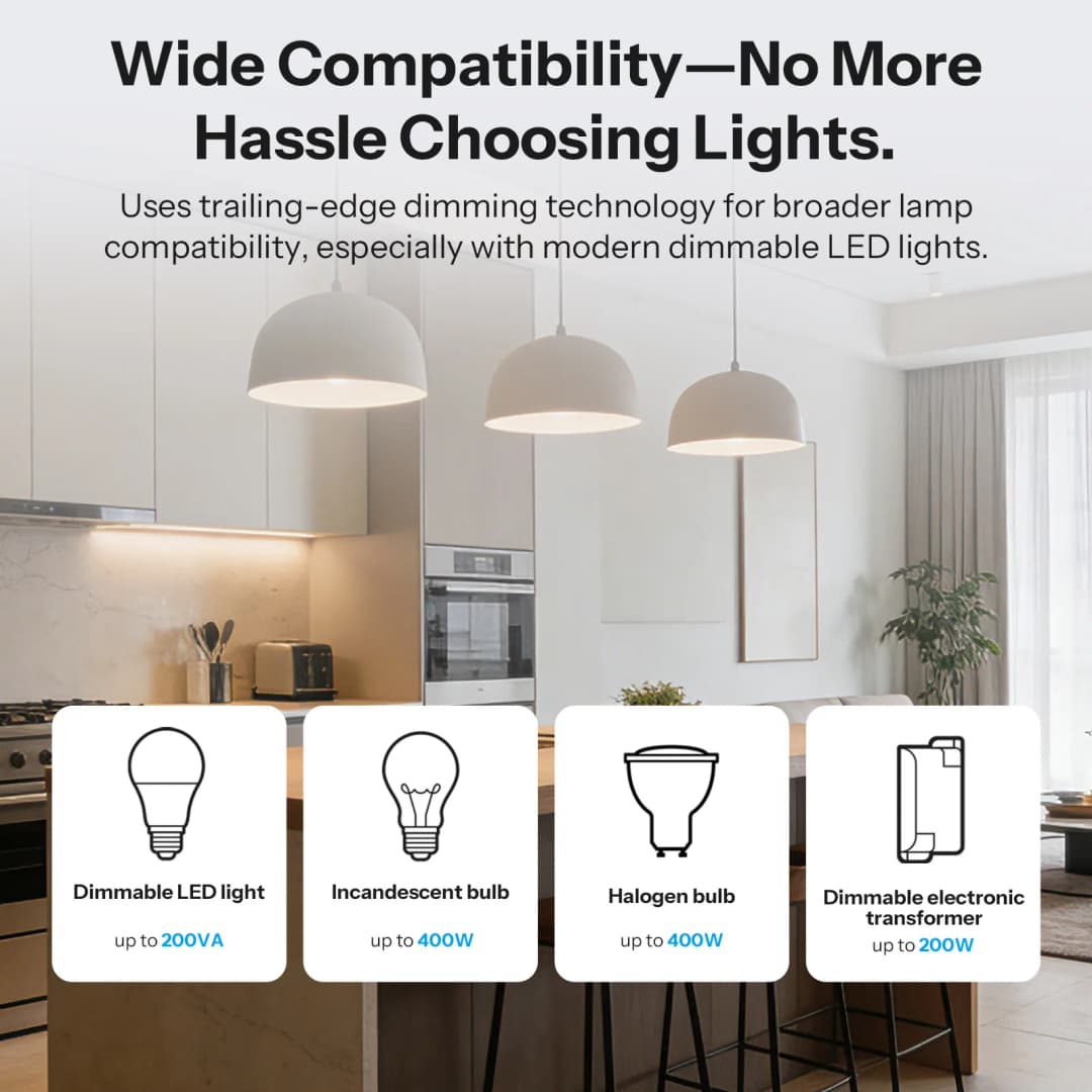 مفتاح دايمر ذكي SONOFF MINI-DIM عبر Wi-Fi، خافت الإضاءة بدون وميض، توافق واسع مع الإضاءة، مراقبة الطاقة - 4