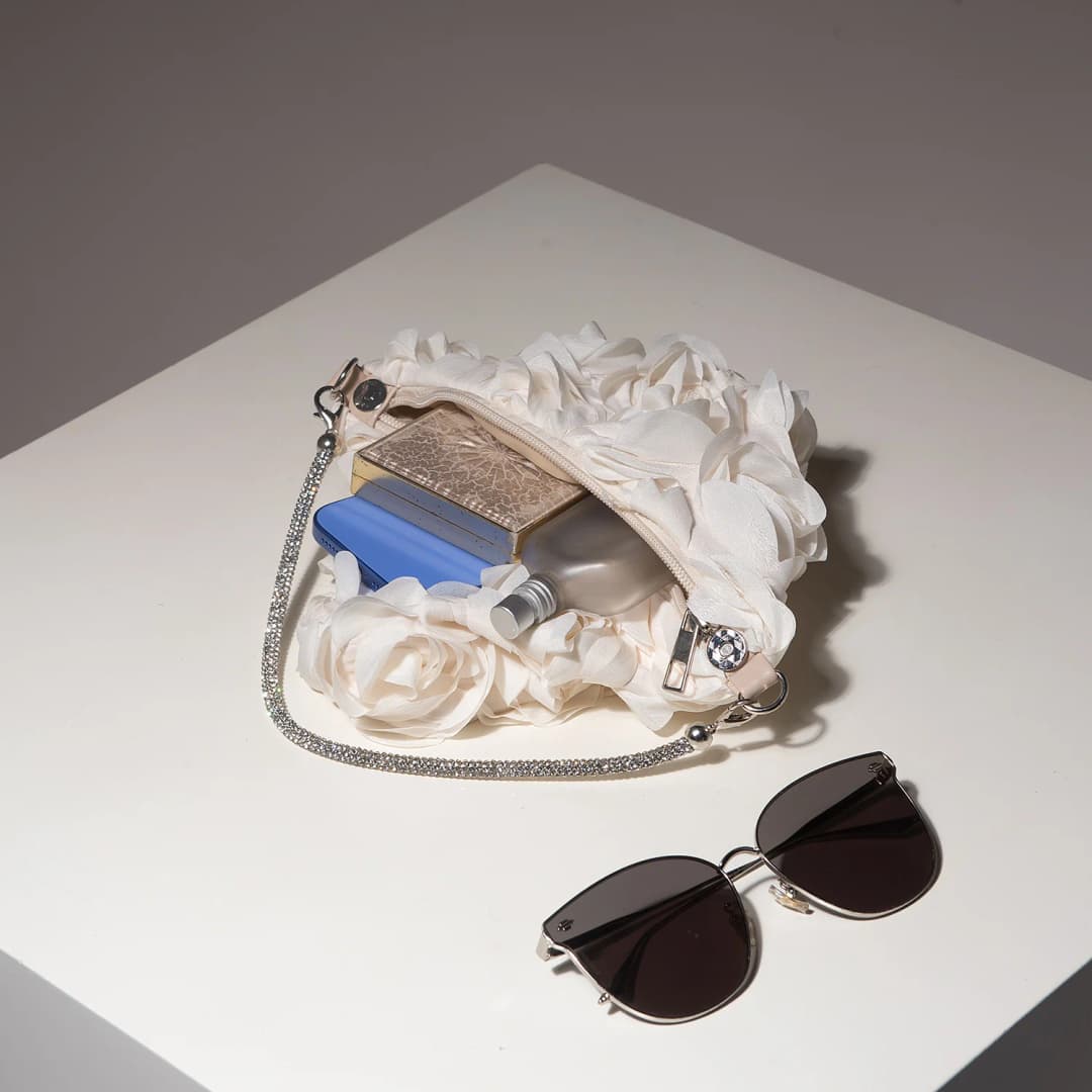 محفظة صغيرة لحفلات الزفاف، حقيبة أزهار، حقيبة حفلة راقصة، هدايا للنساء، عيد الحب - 5