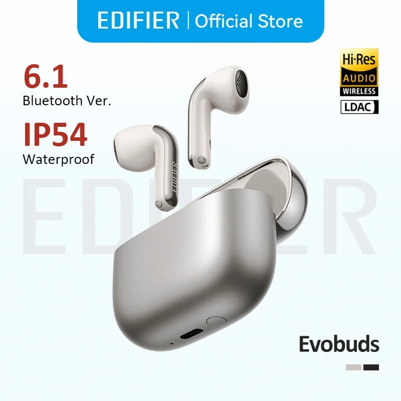 سماعات إديفاير إيفوبادز اللاسلكية الحقيقية بلوتوث مع ترجمة صوتية بالذكاء الاصطناعي إلغاء الضوضاء بلوتوث 6.1 هاي ريز IP54