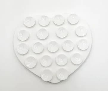 شكل قلب مصاصة دعم سيليكون مصاصة امتزاز قوي السيارات العالمي سيارة الهاتف المحمول وسادة ثابتة شفط كأس قوس - 5