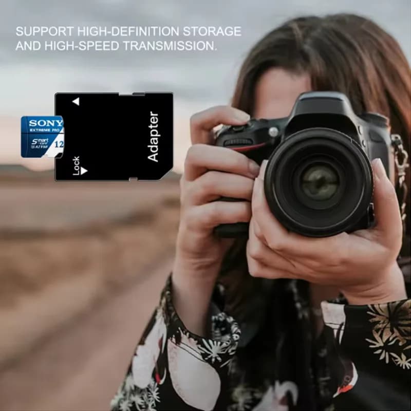 سوني بطاقة فلاش عالية السرعة 1 تيرابايت بطاقة تخزين إكستريم 128 جيجابايت مايكرو TF/SD 256 جيجابايت 512 جيجابايت بطاقة ذاكرة سعة كبيرة لأجهزة الكمبيوتر المحمولة/الكمبيوتر/ماك - 5