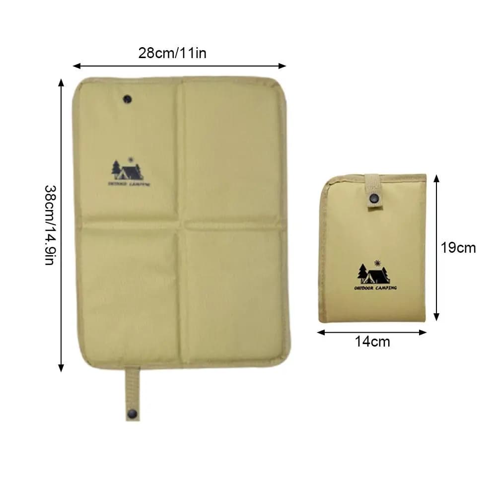 Foldable Camping Seat Cushion Waterproof Beach Seat Cushion Anti-Slip Moisture-Proof Sitting Pads For Travel Hiking Camping - 6