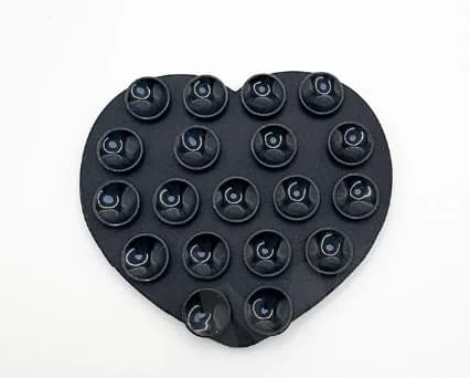 شكل قلب مصاصة دعم سيليكون مصاصة امتزاز قوي السيارات العالمي سيارة الهاتف المحمول وسادة ثابتة شفط كأس قوس - 4