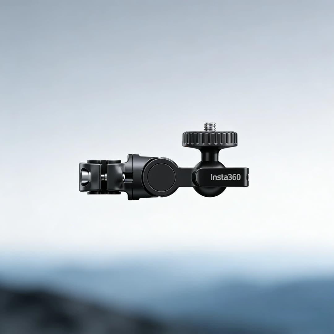 Insta360 Rearview Mirror Mount for Scooter & E-Bike, 6-15mm Rod Clamp, Adjustable Angle, Official Accessory