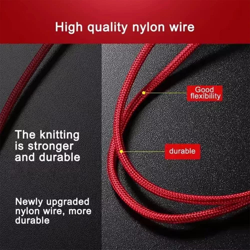 5 in 1 PD USB Fast Charging Cable For iPhone 14 13 12 Xiaomi Android Micro USB Type-C Phone Charger Multi-ports Data Cable - 5