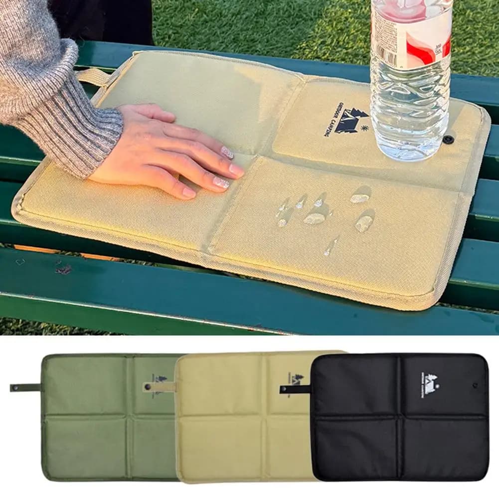 Foldable Camping Seat Cushion Waterproof Beach Seat Cushion Anti-Slip Moisture-Proof Sitting Pads For Travel Hiking Camping - 4