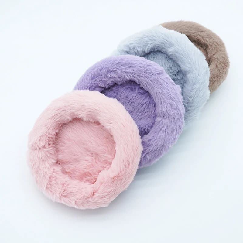 Autumn Winter Round Warm Hamster Nest Mat Bed for Small Animals Hedgehog Squirrel Mice Rats Guinea Pig Cushion Bed Pet Products - 3