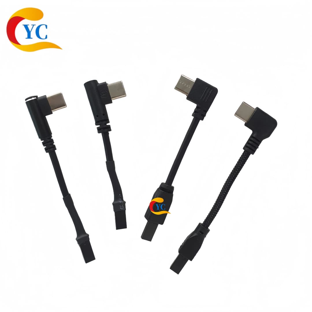 كابل شحن مائل نوع C مع موصل JST بزاوية 90 درجة، مناسب للدراجات النارية والمركبات الكهربائية - 4