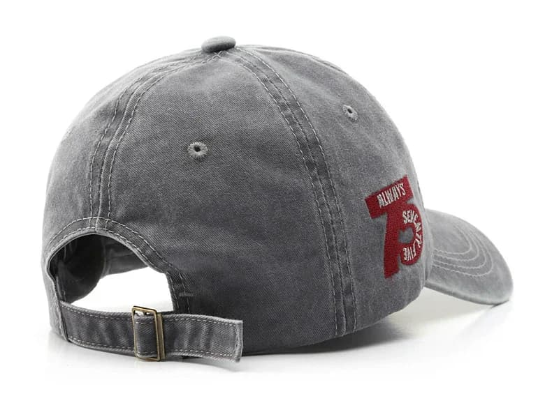 2025 Spring/Summer Unisex Cotton Baseball Cap Vintage Washed with Alphabet  ALWAYS Embroidery - Hip-Hop Inspired Snapback Design - 5