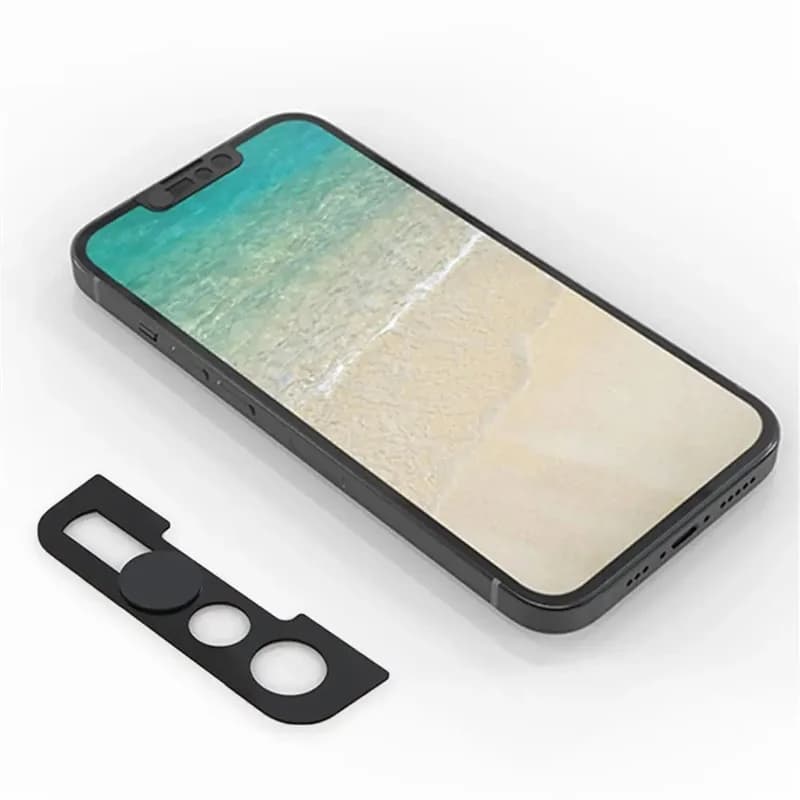 Utral Thin WebCam Cover Privacy Front Phone Lens Cover For iPhone XR 11 12 13 14 15 16 17 Pro Max Camera Slider Protector Case - 4