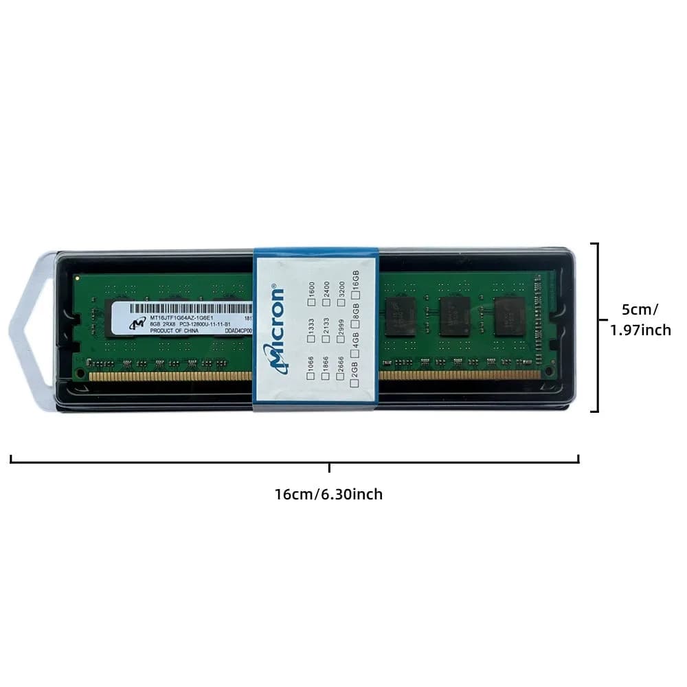 مايكرون ذاكرة كروشيال رام سطح المكتب DDR3 DDR3L 8 جيجابايت 4 جيجابايت 1333 1866 1600 ميجاهرتز DIMM PC3-10600 PC3L-12800 14900 1.35/1.5 فولت رامات كمبيوتر غير ECC - 5