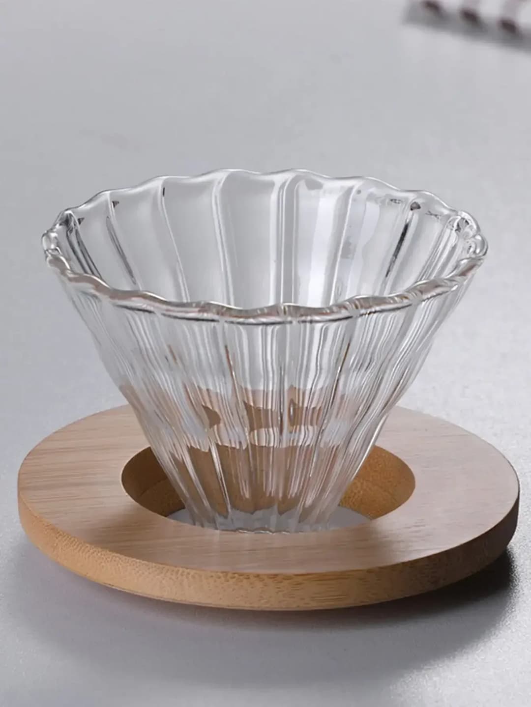 Punana 600ml Pour Over Coffee Maker Set Glass Carafe Coffee with Glass Coffee Filter Drip Coffee Maker Set for Home or Office - 5