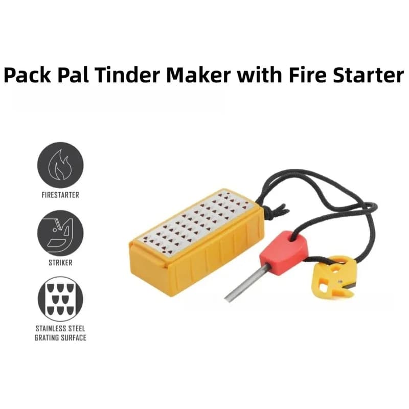 Lightweight Tinder Maker with Fire Starter: Portable Outdoor Survival Tool, Emergency Tinder Making & Cigarette Accessories Tool - 3