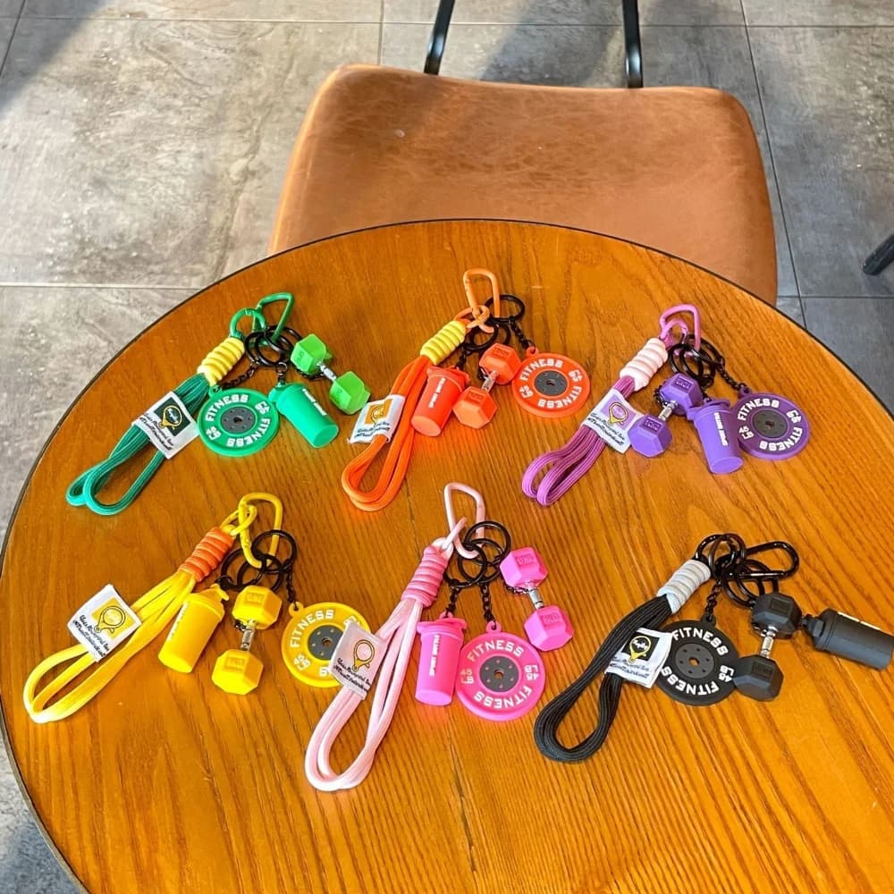 Sports Pendant Keyring Detachable Dumbbell Keychain Gym Bag Keychain Diy Fitness Keychain For Gifts For Sports Enthusiasts Key - 6