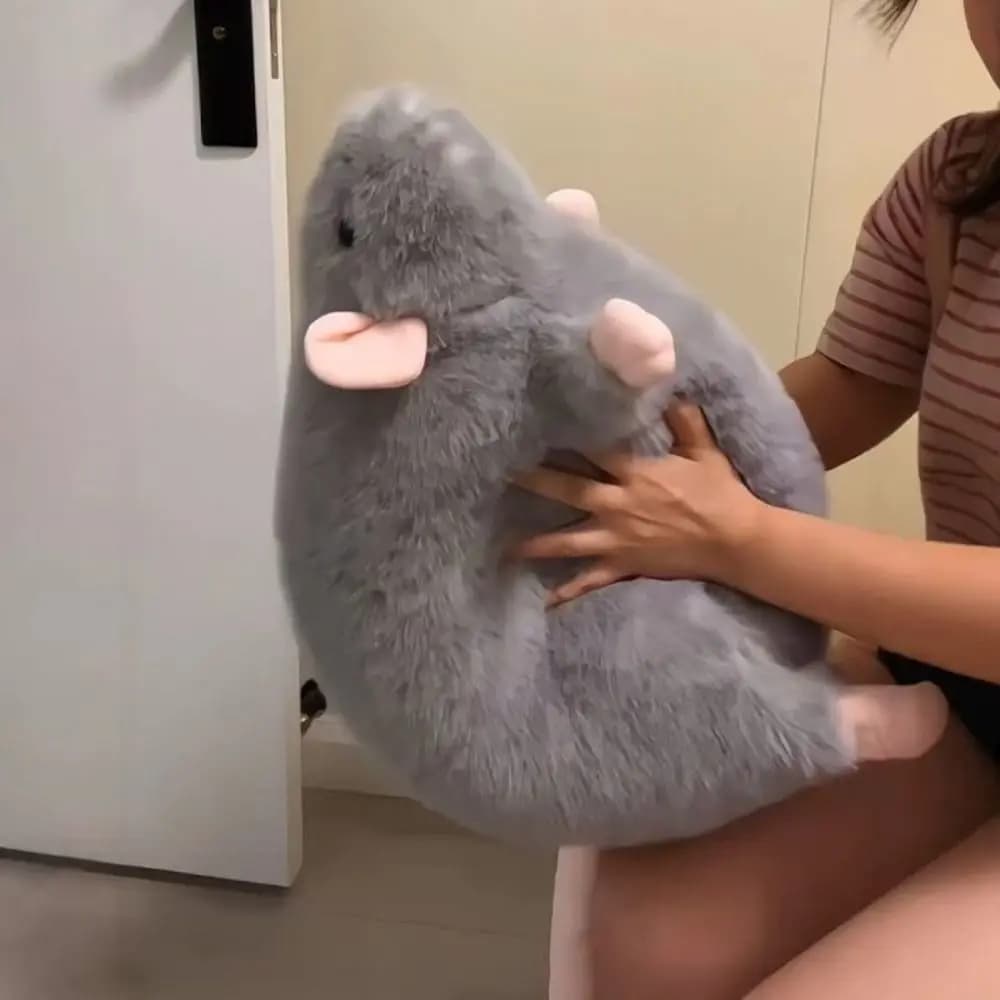 Cute 35/50cm Mouse Doll Plush Oversized Flower Branch Rat Doll Cartoon Soft Animal Figure Kids Gift Birthday - 5