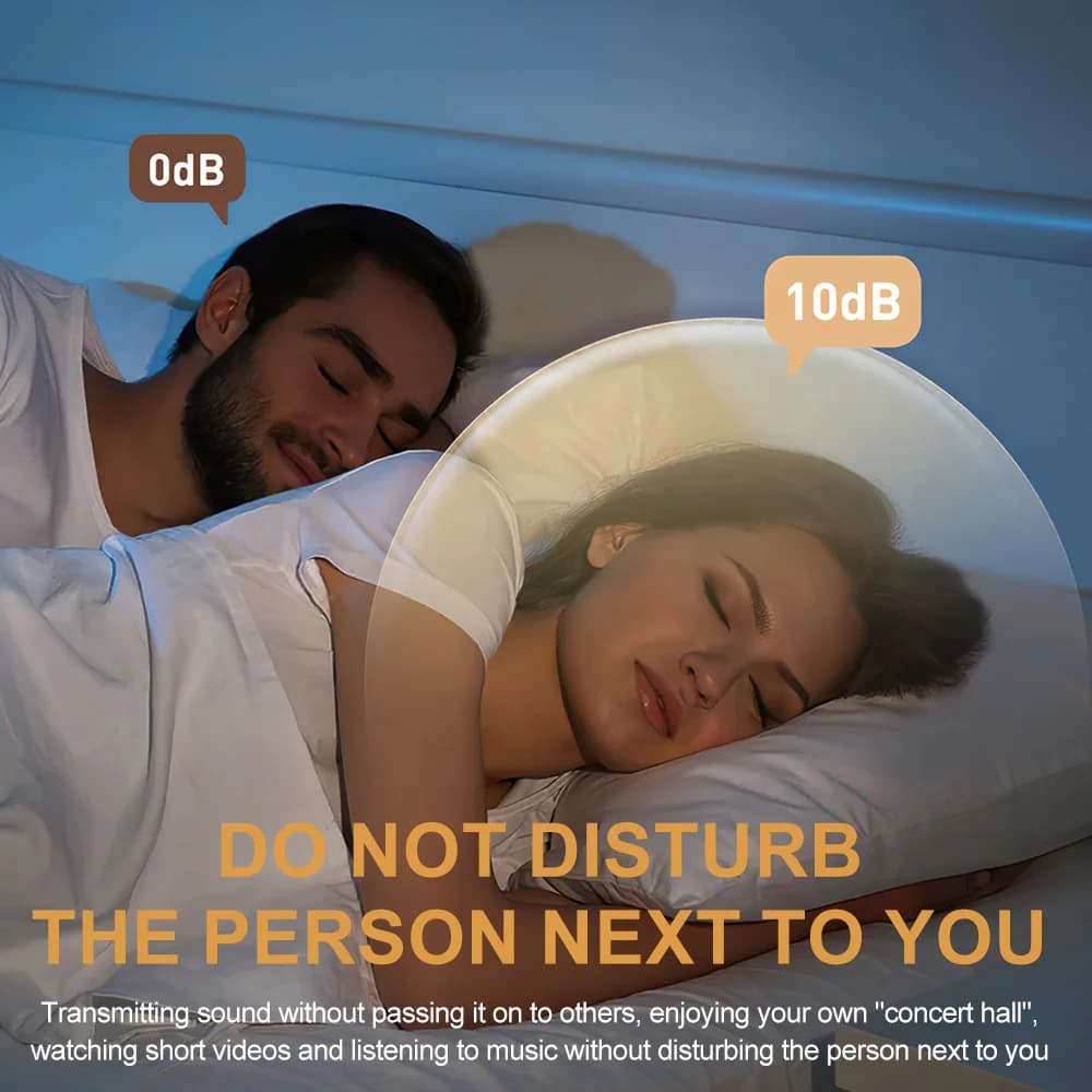 Bone Conduction Under Pillow Sleep Speaker with Timer Function Bluetooth Mini Sound Box Improve Sleep White Noise Aid Soundbar - 3