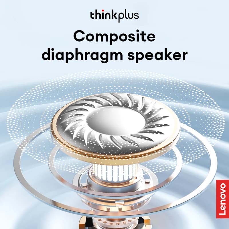 اختيار سماعات أذن لينوفو LP23 الأصلية بلوتوث لاسلكي حقيقي 5.4 سماعات أذن ألعاب انتظار طويل صوت عالي الدقة سماعة رأس مع ميكروفون جديدة - 3