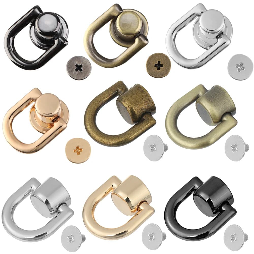 لتقوم بها بنفسك حقيبة معدنية برشام مسمار مشبك ترصيع زر حقيبة يد شماعات حزام الجلود الحرفية الأمتعة حقيبة مشبك تونغ المفاجئة ملحقات الأجهزة