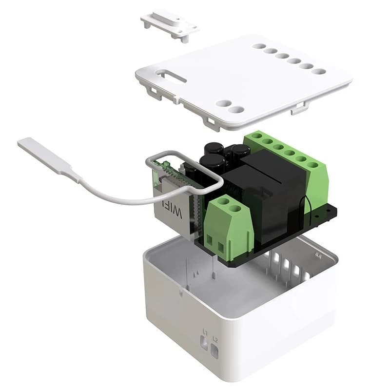 وحدة تحكم مزدوجة ييليت الذكية 220V تحكمRelay لاسلكي ثنائي الاتجاه للمنزل الذكي مناسب لتطبيق منزل مي - 6