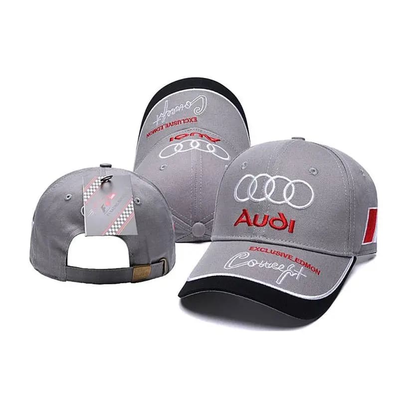2025 New Audi Fashion Baseball Hat Embroidered Outdoor Mountaineering Hat Cotton Sunscreen Hat Duck Tongue Hat - 3