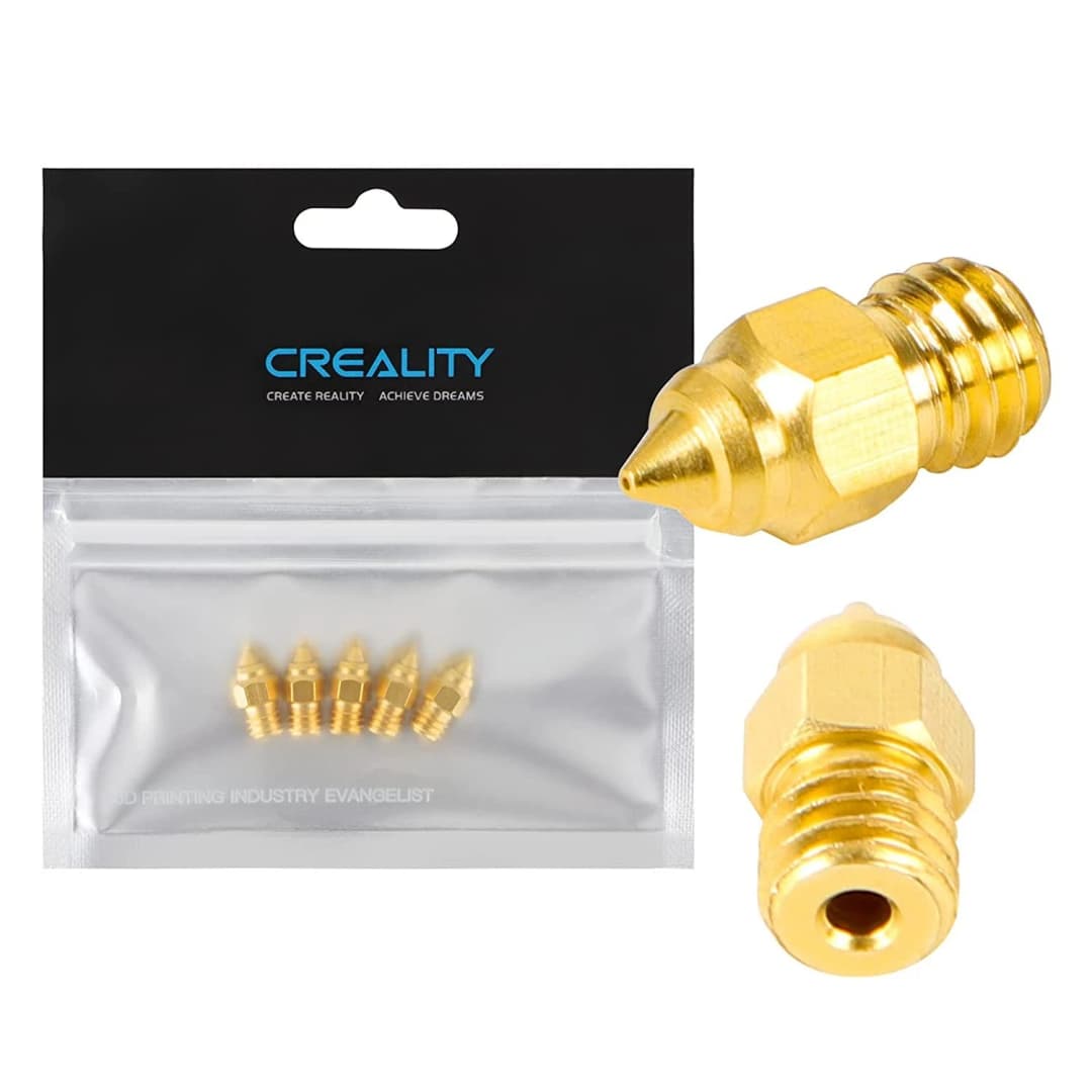 فوهات طاردة من النحاس Creality 5 قطع/مجموعة 0.2/0.4/0.6/0.8/1.0 ملم لـ CR-6 SE/Ender-3 Series/Ender 5 Series طابعة أصلية - 6