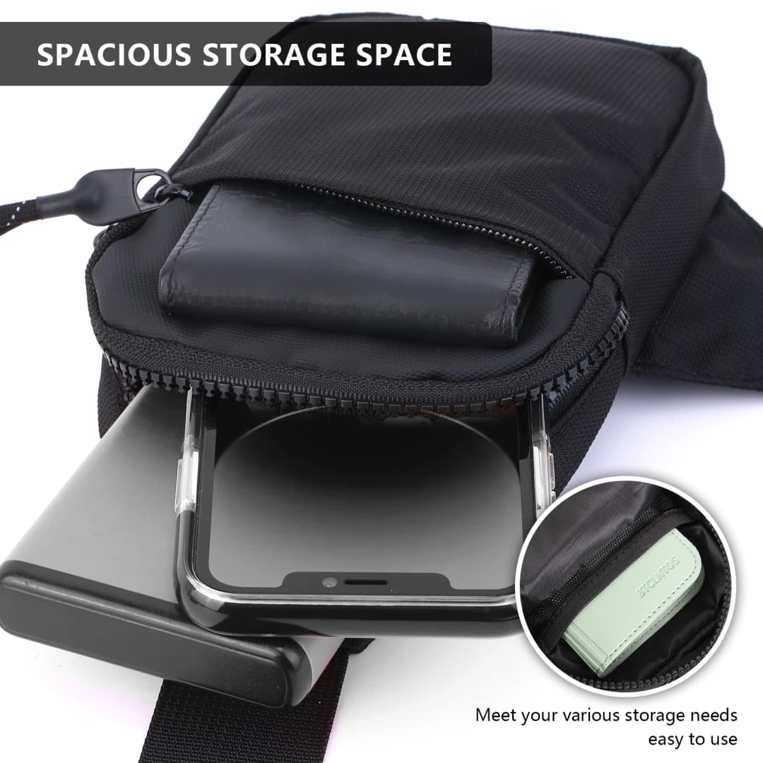 2024 New Sports Chest Bag Men's Small Size Backpack Women Mobile Phone Messenger Bag Mobile Phone Waist Bag Mini Fashion Satchel - 4