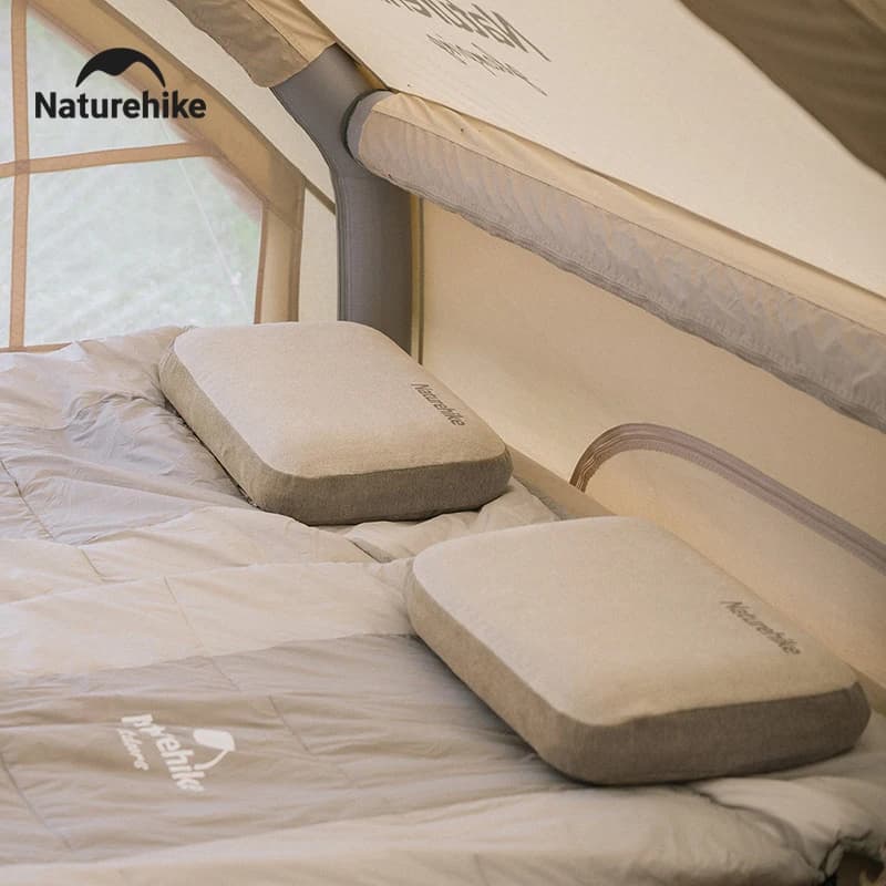 وسادة نوم مريحة من الفوم المرن من Naturehike، وسادة مربعة محمولة للتخييم والسفر، سهلة التخزين - 6