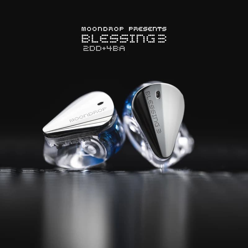سماعات MoonDrop Blessing 3 2DD+4BA سماعات أذن هجينة داخل الأذن 0.78-2pin سماعات Blessing3 - 4