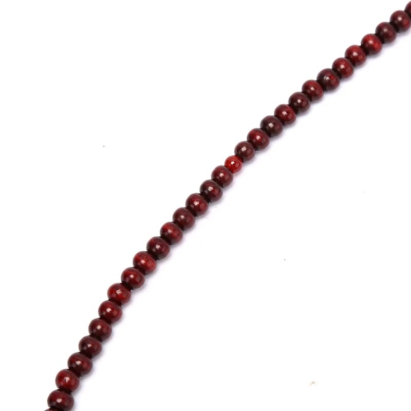 6/8mm Natural Sandalwood Buddhist Buddha Meditation Beads Bracelet For Women Men - 3