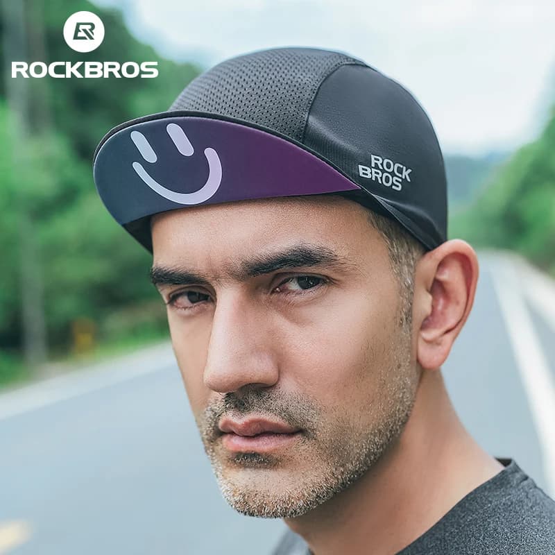 قبعات ركوب الدراجات ROCKBROS صيف فائقة الخفة شبكة قابلة للتنفس قبعات كلاسيكية للفريق حماية من الشمس قبعات باردة من حرير الثلج - 2