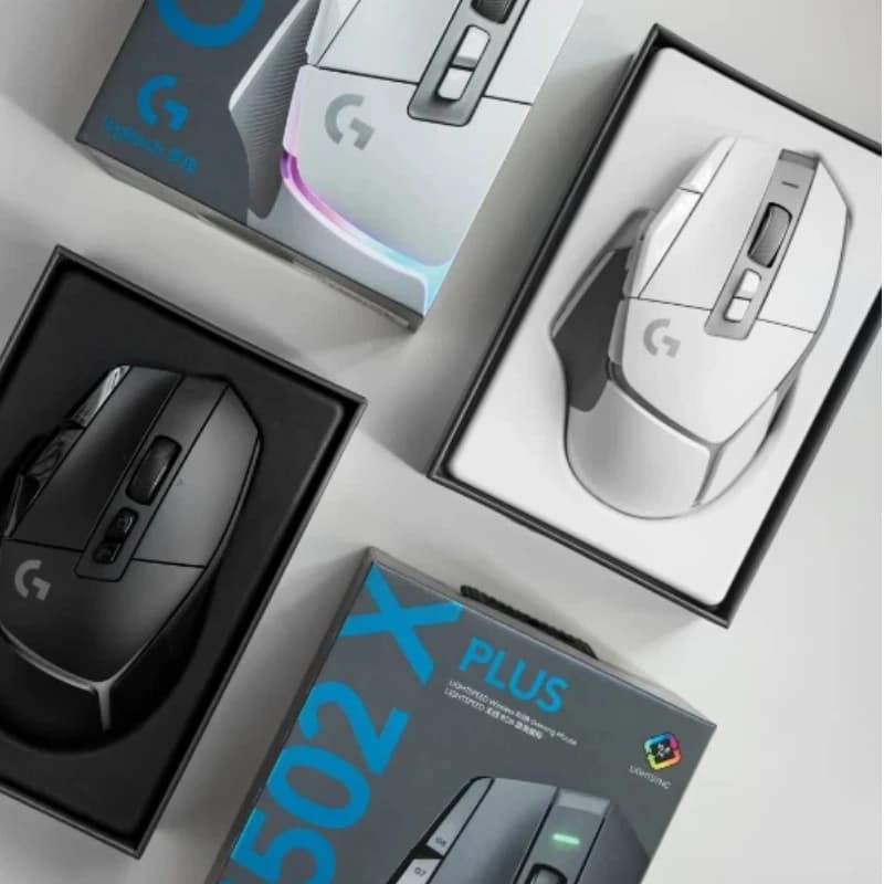 جديد أصلي لوجيتك (G) G502 X PLUS إصدار متقدم محرك هجين بصري-ميكانيكي مايكرو HERO ماوس ألعاب لاسلكي