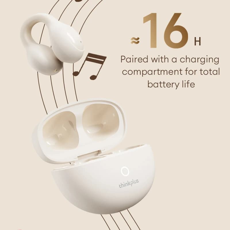 New Lenovo LP25 OWS Bluetooth 5.4 Wireless Ear Clip Earphone Waterproof Sports Headphones High Quality Stereo HD Call Headset - 4
