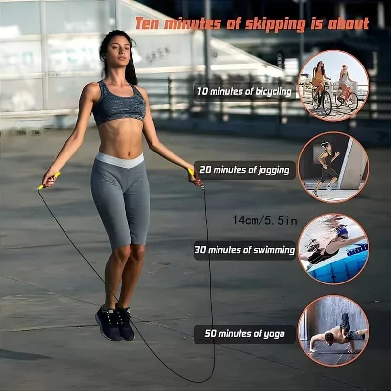 2026 New WorthWhile Jump Rope Professional Speed Bearing Skipping Fitness Workout Training Equipement Boxing Home Exercise - 6