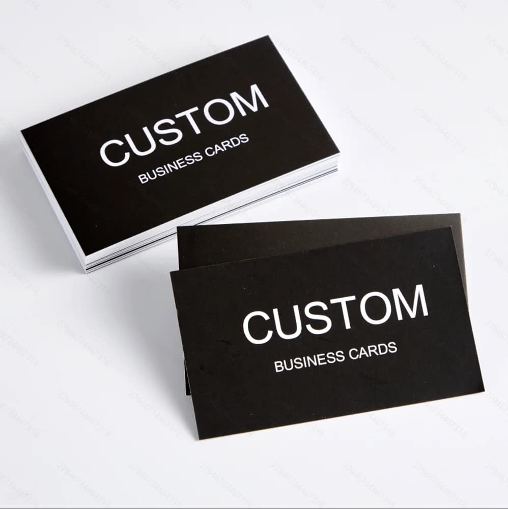 200/500/1000 قطعة بطاقات قابلة للتخصيص، بطاقات عمل مخصصة مع صندوق تخزين أكريليك، دعوات شكر مقاومة للماء - 4