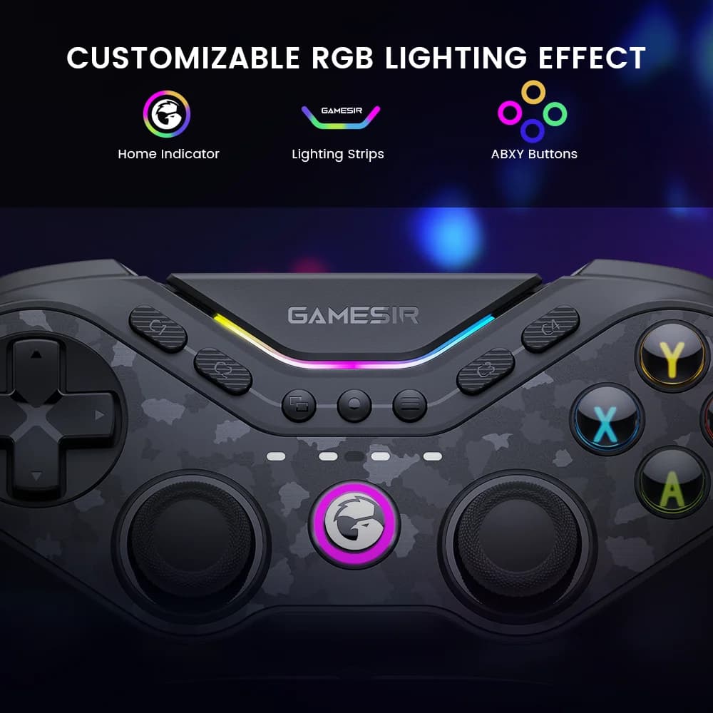 GameSir Tarantula Pro Switch 2 controller wireless gamepad with 9 mappable buttons 6-axis gyroscope Hall Effect triggers and NFC - 5