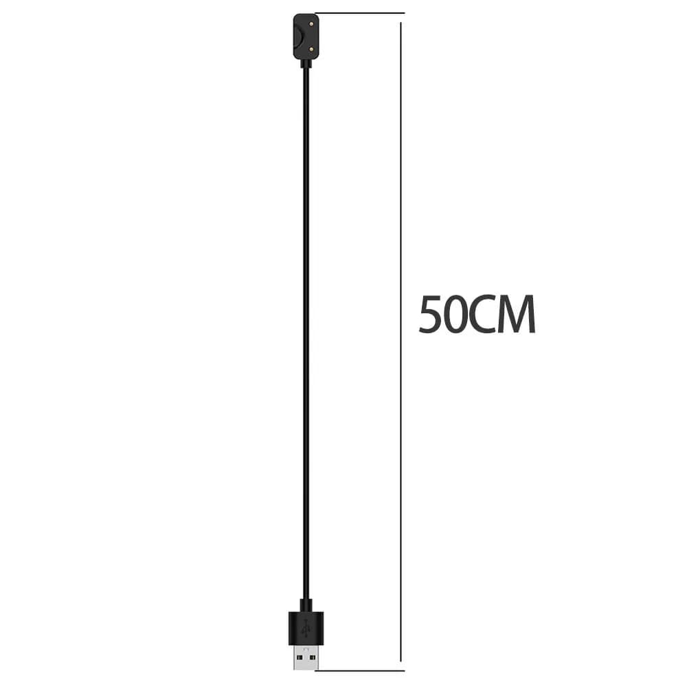 كابل شحن مغناطيسي بطول 50 سم لساعة سامسونج جالاكسي فيت 3، متوافق مع USB وUSB-C - 2