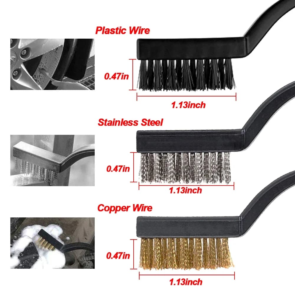 15pcs Auto Air Vent Cleaning Kit Car Detailing Brush Set - Vehicle Interior Gaps Outlet Maintenance Tools - 5