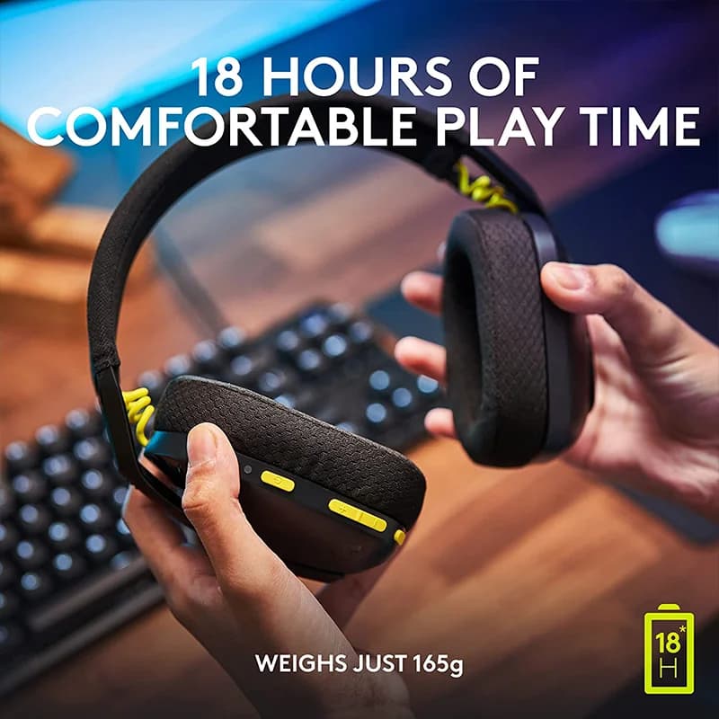 Logitech G435 LIGHTSPEED WIRELESS GAMING HEADSET 7.1 Surround Sound Gamer Bluetooth Headphone Compatible For Games And Music - 4