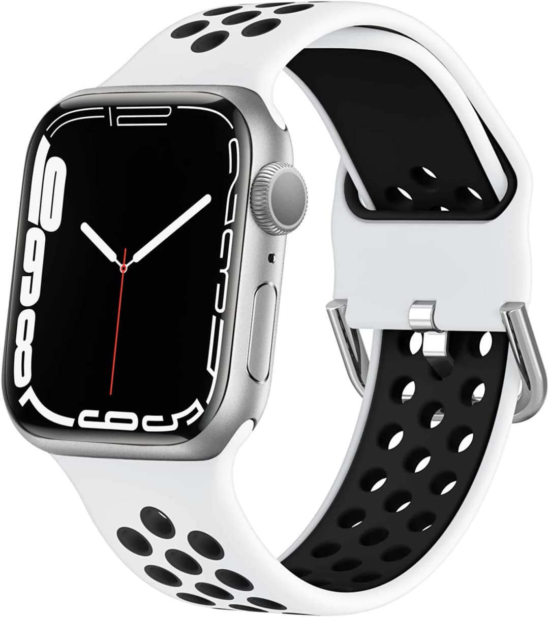 حزام سيليكون لساعة أبل 44 مم 40 مم 45 مم 49 مم 41 مم 38 مم 42 مم 44 مم سوار iWatch Ultra 2 Series 7 3 4 5 6 SE 8 - 3