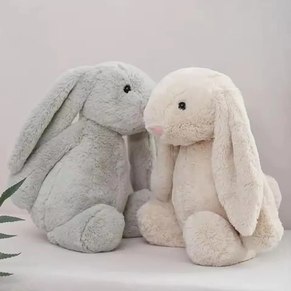 30/40Cm soft plush rabbit toy cute cotton plush easter rabbit long-eared rabbit plush doll pp cotton filled rabbit plush toy - 3
