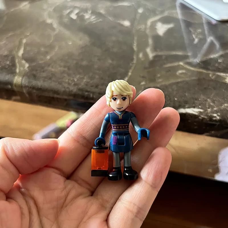 5 قطعة/المجموعة ديزني فروزن سلسلة الأميرة إلسا ميني فيجما 66006-66010 اللبنات نموذج لعب للأطفال - 5