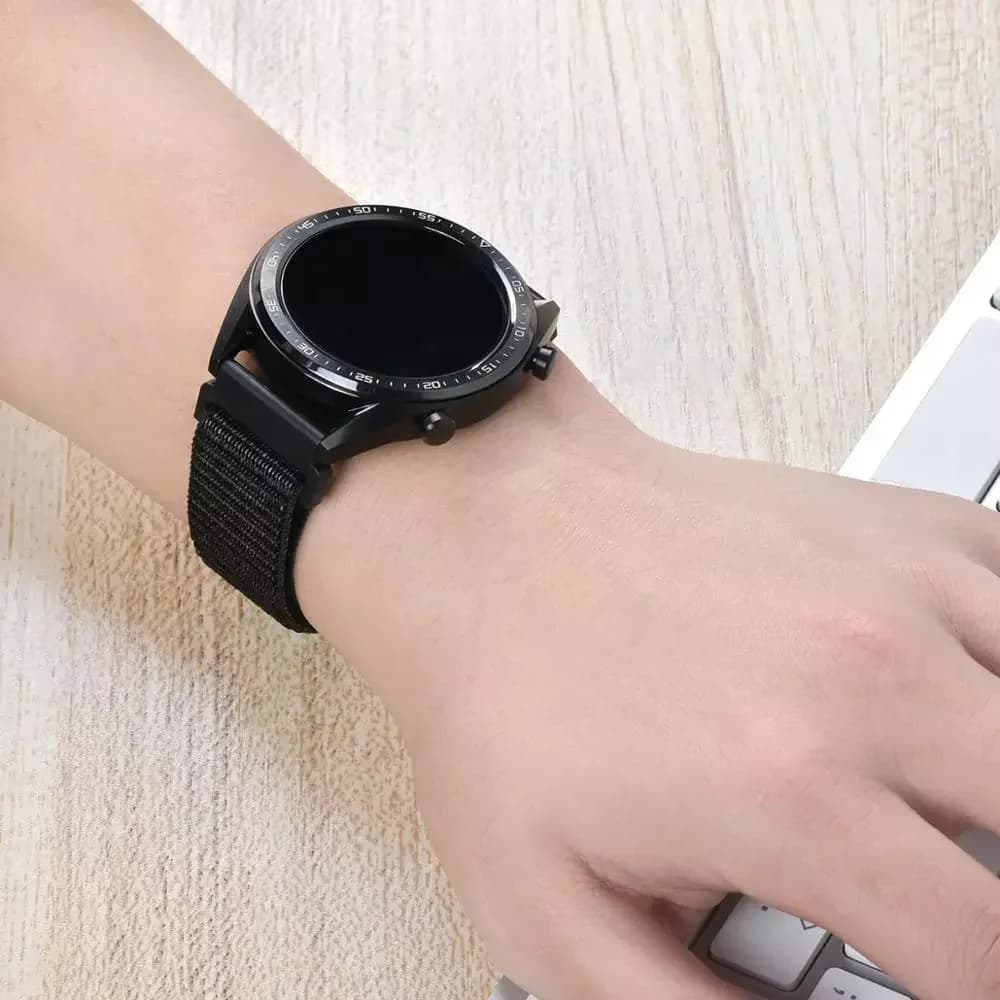 20mm 22mm Nylon Loop Strap For Garmin Forerunner 55 165 265 965 255 Active 5/Vivomove Trend/Vivoactive 5/Venu 3/2 Bracelet Belt - 4