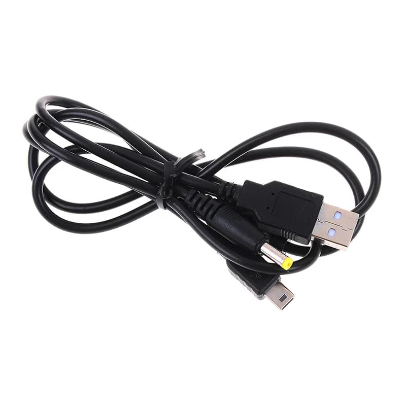 شاحن USB 2 في 1 لـ PSP 1000/2000/3000 مع كابل بيانات وكابل شحن - 6