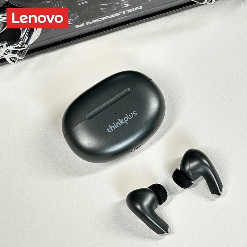 سماعات لينوفو LP5 TWS الأصلية الجديدة، بلوتوث لاسلكية، سماعات رياضية مقاومة للماء، HiFi ستيريو، سماعات ألعاب مع ميكروفون - 4
