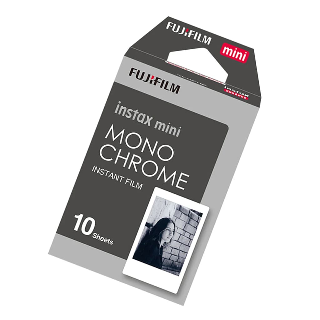 أفلام أحادية اللون من Fujifilm، أسود وأبيض، 10 إلى 100 ورقة، متوافقة مع Mini 12 وMini 8 و9 و11 و7s و25، ورق صور - 3