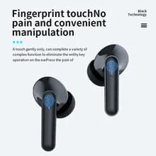 سماعات سوني دي بي 4 الأصلية اللاسلكية بلوتوث ستيريو حقيقي رياضية للألعاب مع مايكروفون تعمل باللمس - 6