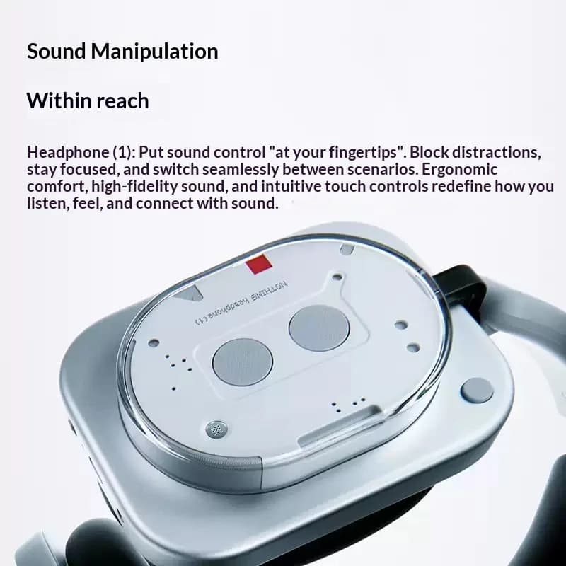 Global Version Nothing Headphone (1) 40mm Dynamic Driver Wireless Headphone 15 Quick Charge Anc Headset Support Aac Sbc Ldac - 3