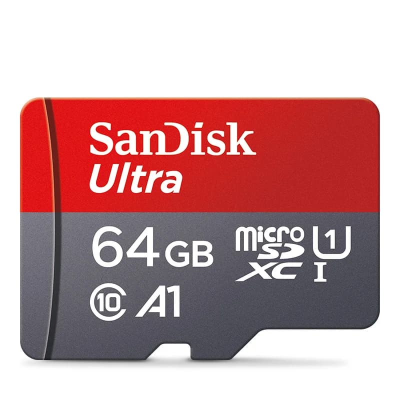بطاقة ذاكرة Sandisk أصلية 256 جيجابايت/128 جيجابايت/64 جيجابايت/32 جيجابايت TF micro sd card Class 10 UHS-1 للهاتف الذكي والكمبيوتر - 2