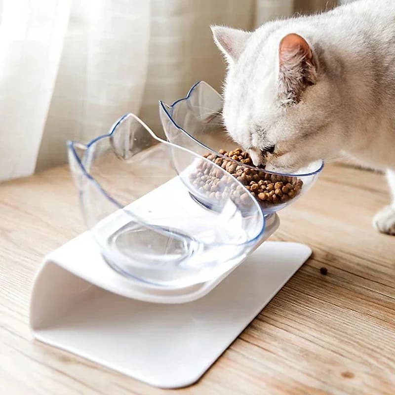 Non-Slip Double Cat Bowl Dog Bowl With Stand Pet Feeding Cat Water Bowl For Cats Food Pet Bowls For Dogs