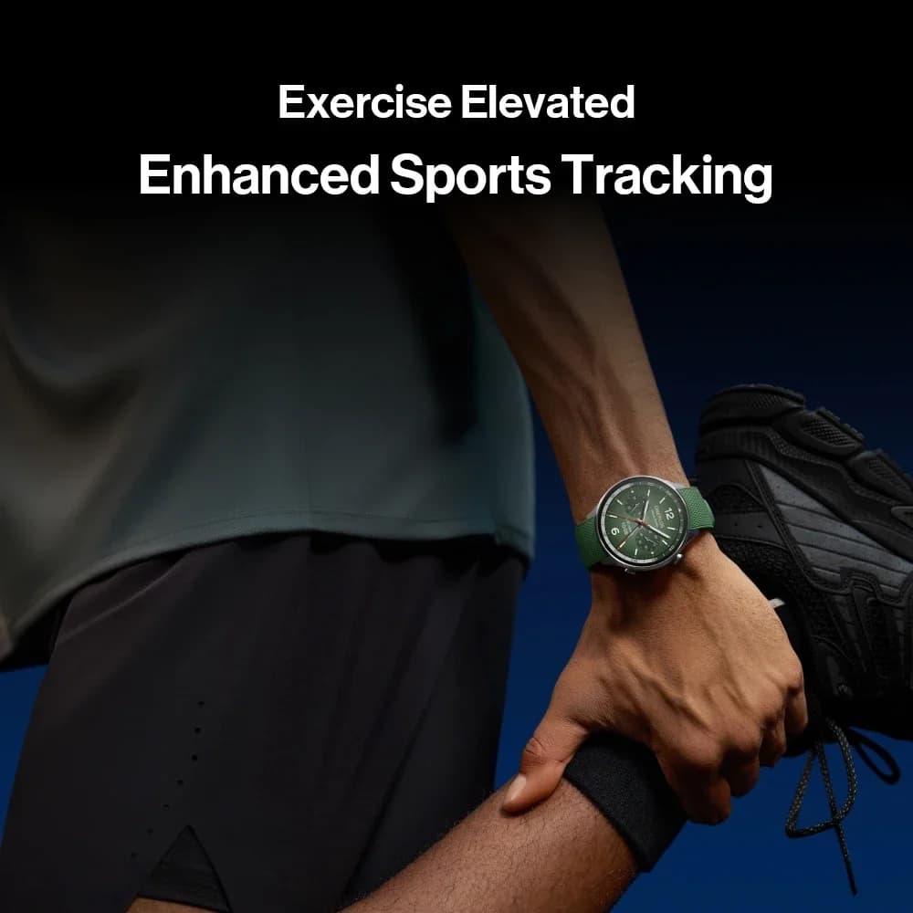 ساعة ون بلس ووتش 2R الذكية الإصدار العالمي بشاشة 1.43 أموليد ومعالج سناب دراجون W5 وبطارية تدوم حتى 100 ساعة ونظام جوجل وير أو إس 4 وNFC - 6